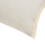 Coussin dehous. compr. franges 30 x 50 cm polycoton uni vertis Sans