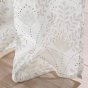 Voilage a oeillets 140 x 240 cm voile sablé imprimé metallisé Majestia