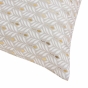 Coussin dehoussable compresse 60 x 60 cm polyester imp. metallise piana Naturel
