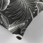 Coussin 45 x 45 cm polyester imprime cabana Noir