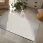 Tapis rectangle 45 x 120 cm tisse uni simeo Naturel