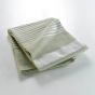 Couvre lit 1 personne 180 x 220 cm coton/polyester tisse adele Sauge