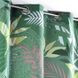 Lot de 2 Rideaux a oeillets 140 x 260 cm polyester imprimé Assana Kaki