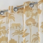 Voilage a oeillets 140 x 240 cm voile sable imprime Manapany Jaune