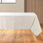 Nappe rectangle 140 x 250 cm jacquard enduit azuline Naturel