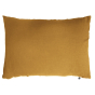 Parure de lit 240 x 220 cm + 2 taies 50 x 70 cm double gaze de coton GAÏA Safran