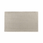 Tapis rectangle 50 x 80 cm coton/polyester tisse alivia Lin