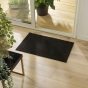 Tapis rectangle 50 x 80 cm bouclette losi Noir