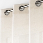 Rideau a oeillets 140 x 240 cm polyester/lin uni Pauline Sans