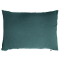 Parure de lit 240 x 220 cm + 2 taies 50 x 70 cm double gaze de coton GAÏA Bleu Canard