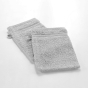 2 gants de toilette 15 x 21 cm eponge unie tendresse Gris Perle
