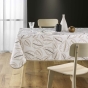 Nappe rectangle 150 x 240 cm polyester imprime Alma Naturel