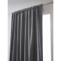 Rideau occultant 140 x 260 cm – Galon fronceur couture invisible – Blackout & Polaire – BJORN Gris
