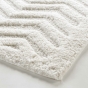Tapis de bain 50 x 80 cm coton jacquard tufte angelis Sans