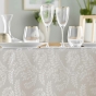 Nappe rectangle 140 x 240 cm jacquard doriane Taupe