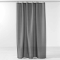 Rideau de douche+crochets 180 x 200 cm polyester uni yaline Anthracite