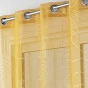 Voilage a oeillets 140 x 240 cm imprimé metallisé Lineor Jaune/or