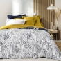 Drap housse King size 180 x 200 x 30 cm coton bio 57 fils Biolina Bleu nuit