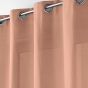Rideau à œillets 140 x 260 cm microfibre unie ABSOLU Blush