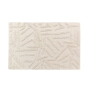 Tapis rectangle 60 x 90 cm coton/polyester tufte Athena Naturel