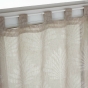 Paire droite passants 2 x 60 x 90 cm voile tisse applique levita Taupe
