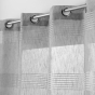 Panneau a oeillets 140 x 280 cm voile sable ajoure ajourela Gris
