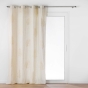 Lot de 2 Rideaux a oeillets 140 x 240 cm polyester et lin Venus