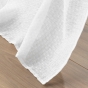 Voilage à Œillets 140 x 240 cm – Tissé Jacquard – Ophelia Blanc