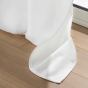 Rideau à Œillets 135 x 260 cm – Tamisant Isolant Thermique – Micropolar Blanc