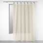 Panneau a anneaux 140 x 240 cm voile tisse linka Naturel