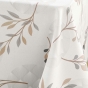 Nappe rectangle 150 x 240 cm polyester imprime manola Naturel