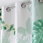 Lot de 2 Rideaux a oeillets 140 x 260 cm 100% coton imprimé Louisiane