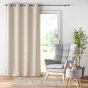 Rideau a oeillets 140 x 260 cm jacquard Gallena Naturel