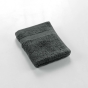 Serviette invité 30 x 50 cm coton éponge unie Élégance Anthracite