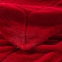 Plaid 180 x 220 cm imitation fourrure Caresse Rouge
