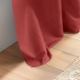 RIDEAU A OEILLETS 140 x 280 CM MICROFIBRE UNIE ABSOLU GRENADE