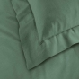 Taie d'oreiller 50 x 70 cm uni 57 fils lina +point bourdon Cèdre