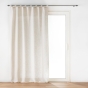 Rideau a passants 140 x 240 cm polyester/lin uni Pauline
