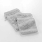 2 gants de toilette 15 x 21 cm eponge unie elegance Perle