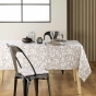 Nappe rectangle 140 x 240 cm microfibre imprimee bellys Naturel