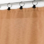 Voilage à anneaux 140 x 240 cm — Voile tissé Linka Camel