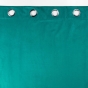 Lot de 2 Rideaux 100% occultant 135 x 260 cm en velours Velounight Emeraude