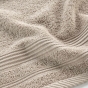 Serviette invite 30 x 50 cm eponge unie tendresse Taupe