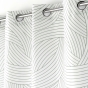 KLot de 2 Rideaux a oeillets 140 x 260 cm polyester imprimé Linea