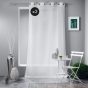 Lot de 2 voilages 140 x 240 cm polycoton uni Mitsy Blanc