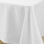 Nappe rectangle 140 x 240 cm jacquard artea Blanc