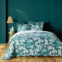 Parure de Lit Scarlett Émeraude 240 x 220 cm + Drap-Housse 140x190 cm