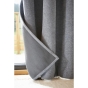 Lot de 2 rideaux 140 x 260 cm ultra occultant doublé polaire Bjorn Gris