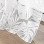 Voilage a oeillets 140 x 240 cm voile dévoré métallisé Magnolia