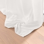 Lot de 2 Rideau tamisant 135 x 260 cm velours uni Novana Blanc